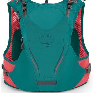 Osprey Pack Dyna 6 Women's Running Hydration Vest, Reef Teal, Small/Medium